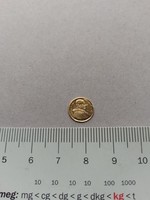 R! Vatican mini gold coin! xxiii. John. (9 Karat) 1988.