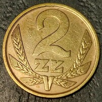 Poland, 2 Zloty, 1980.
