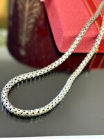Antik, hosszú ezüst nyaklánc