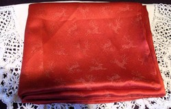 Nice large Christmas tablecloth with a reindeer pattern