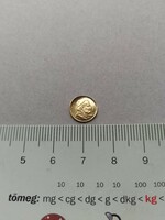 R! Vatican, papal mini gold coin. II. Paul János. (9 Karat) 1988.
