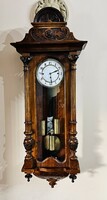 Quarter-stroke antique wall clock from around 1880