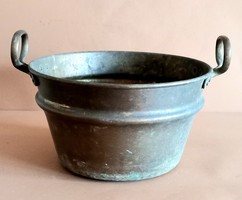 Huge antique bronze bowl, bowl, negotiable