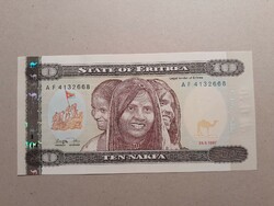 Eritrea-10 Nakfa 1997 UNC