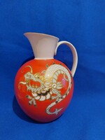 Glazed porcelain jug