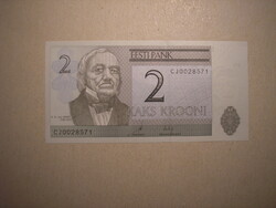 Észtország-2 Korona 2007 UNC