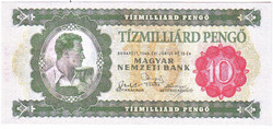 Magyarország tízmilliárd pengő 1946 REPLIKA