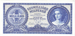 Magyarország 1,000,000,000 Mil﻿pengő 1946  MINTA REPLIKA