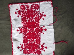 Transylvanian embroidered linen pillowcase