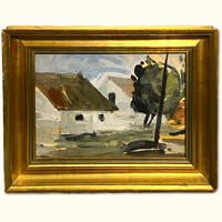 Elemér Soltra (1922-2013) Landscape of Dzennyei i., 1960 - Gallery work /invoice provided/