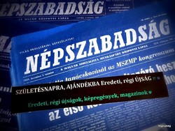 1968 december 24  /  NÉPSZABADSÁG  /  Születésnapra, ajándékba :-) Eredeti, régi ÚJSÁG Ssz.:  25891