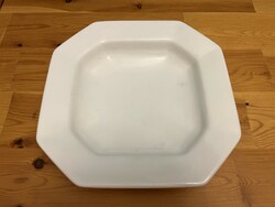 Very thick square white bowl, serving dish