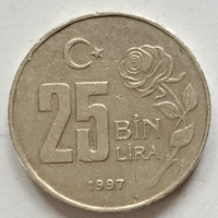 1997. 25 Líra Törökország (268)