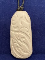 Handmade unique ceramic pendant pendant (f)