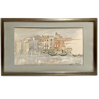 Jor maso (1927- ) Venice (riva del vin im canal grande) /invoice provided/
