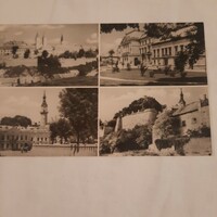 Veszprémi részletek  képeslap 1950-es évek vége