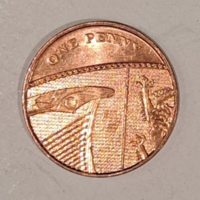 2008. England 1 penny (287)