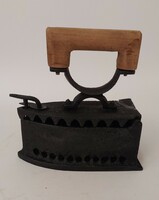 Antique restored cast iron charcoal iron!