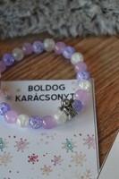 Angel bracelet for Christmas - purple