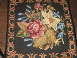Beautiful woven floral decorative pillow