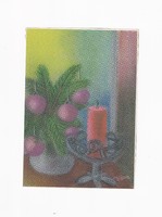 K:166 Karácsonyi  képeslap postatiszta