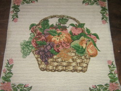 Beautiful woven fruit decorative pillow