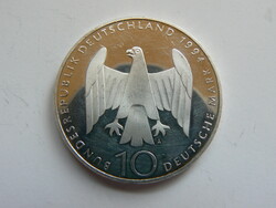Silver 10 marks Germany 1994, with original certificate, in original bag!