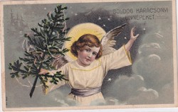 K:167 Christmas antique postcard 1904