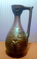 Zsolnay eozn jug with handle