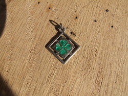 Fire enamel silver pendant (221111)