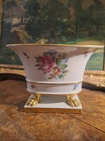 Original Herend oval lion's foot - serving bowl - centerpiece