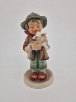 Hummel Goebel figura TMK3 68 Lost sheep fiú báránnyal 14.5cm