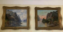 Karl Kaufmann paintings (fjord)
