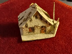Very old Christmas tree ornament cottage