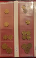 Világ pénzei albumban 17 oldal 34 ország