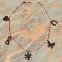 Rosearany rosegold marked silver bracelet 18cm
