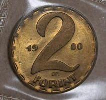 2 Forint 1980., Forgalmi sorból! UNC