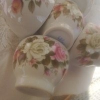 6 db porcelán müzli/komótos tálka