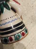 Miniature, folk costume - ceramic figurine / Czechoslovakia