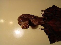 Very old carved dog head umbrella