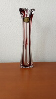 Glass vase-hand blown-from 1960