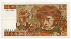Franciaország 10 francia Frank, 1978, szép