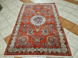 Iranian qum hand knotted 135x210 wool persian rug bfz514