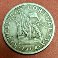 19464.  Portugália 2,5 Escudo (957)