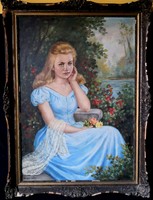 FK/425 – Adorján Júlia Nagybányai festő – Női portré