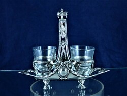 Curiosity, antique silver spice holder, French, ca. 1880!!!