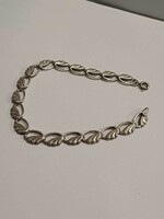 Silver (ag) bracelet, marked, h: 18 cm, net: 4 g