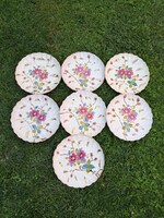 Beautiful rare Altrohlau cake plates with floral pattern antique