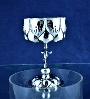 Very rare, antique silver pineapple goblet, hanau, ca. 1890!!!