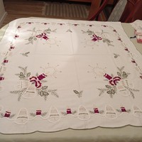 Christmas tablecloth, centerpiece, 84 x 84 cm